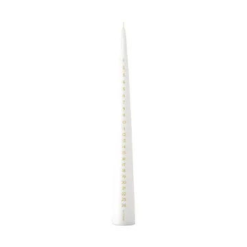 ester & erik joulukalenterikynttilä 37 cm - 31 pure white - ester & erik