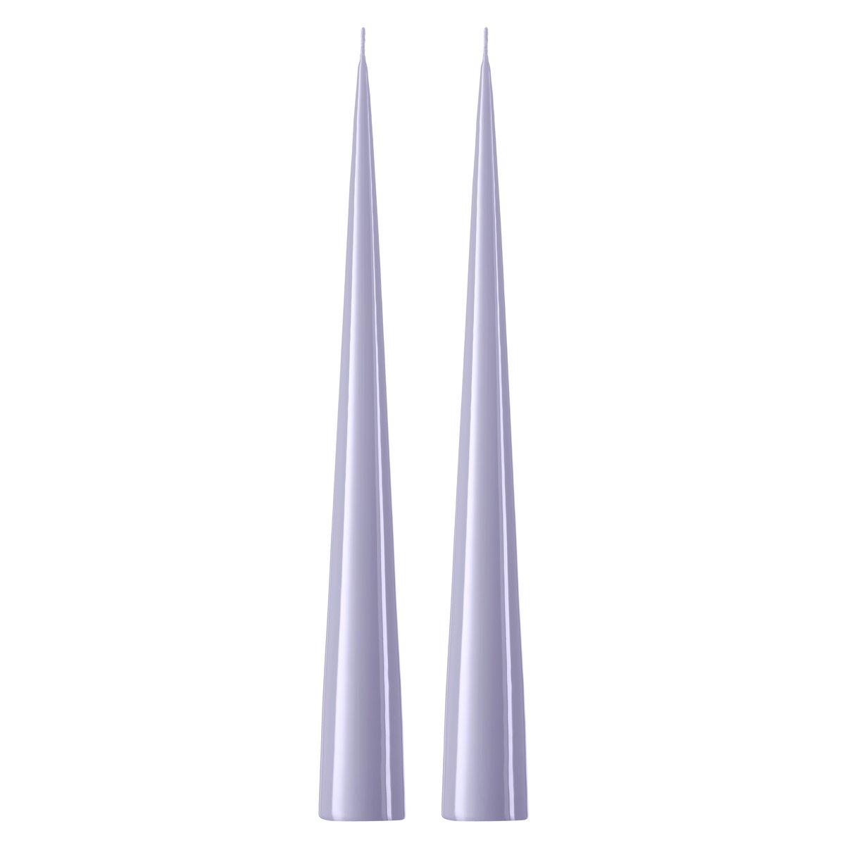 ester & erik -kartiokynttilä 37 cm, 2-pakkaus lakattu Airy violet 12-0