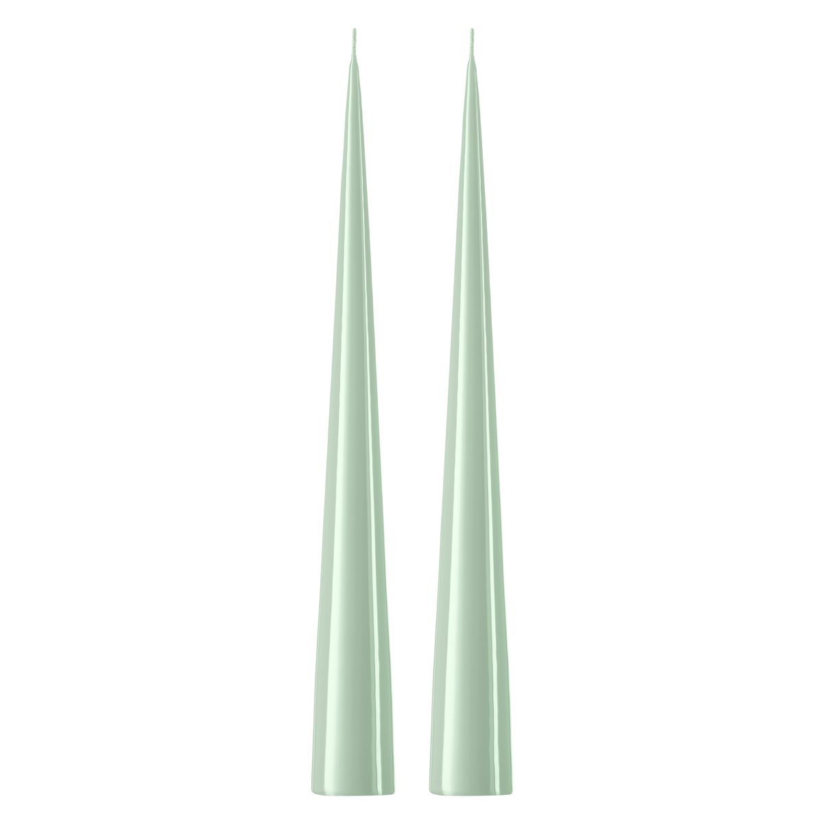 ester & erik -kartiokynttilä 37 cm, 2-pakkaus lakattu Water mint 03-0