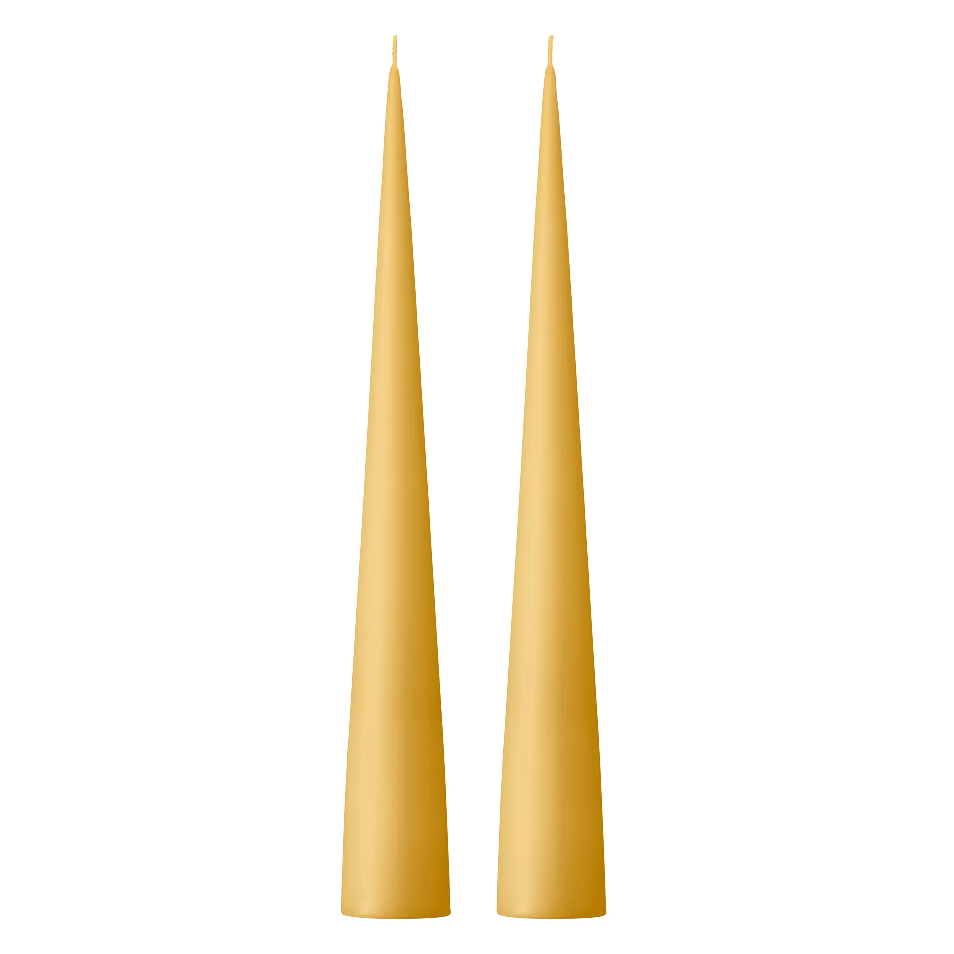 ester & erik -kartiokynttilä 37 cm, 2-pakkaus matta, Beige 14/2 ester & erik