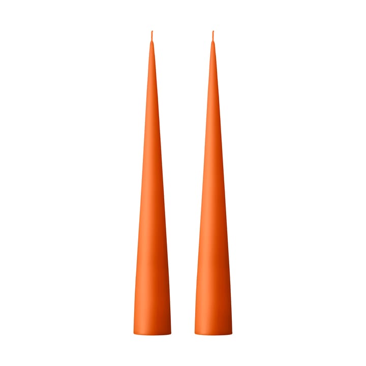 ester & erik -kartiokynttilä 37 cm, 2-pakkaus matta - Mild orange 16 - Ester & erik