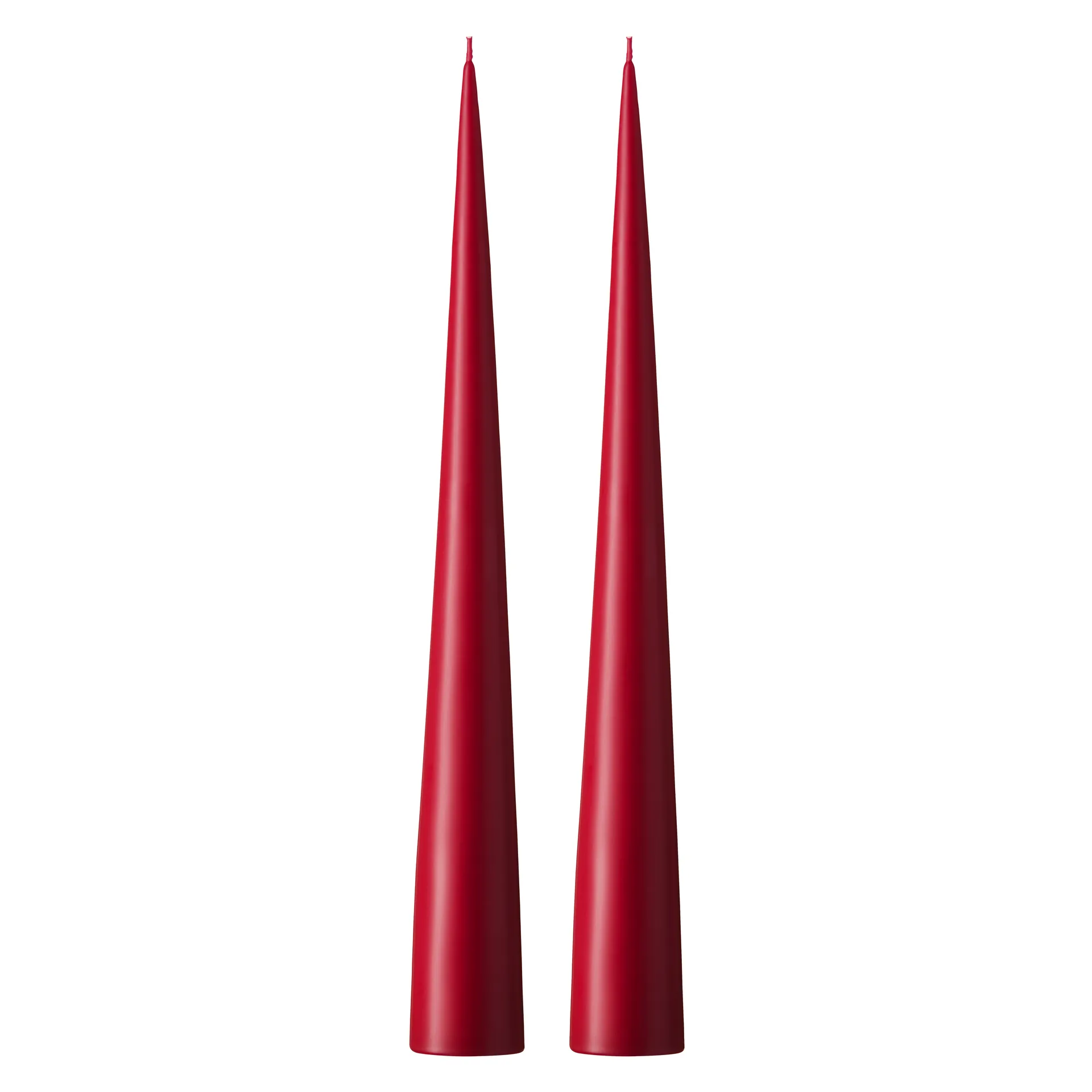 ester & erik -kartiokynttilä 37 cm, 2-pakkaus matta, Wine 44 ester & erik