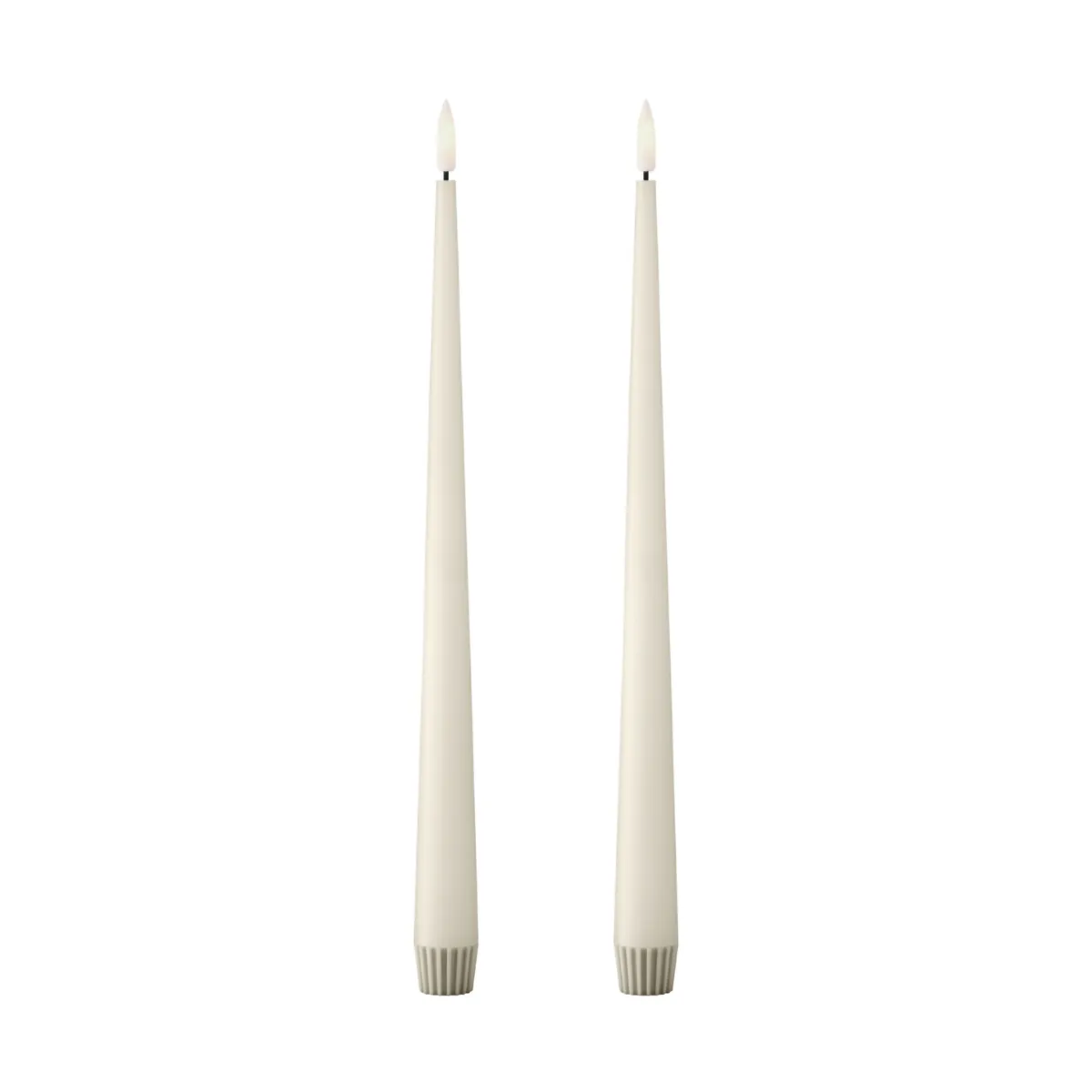 ester & erik kruunukynttilä LED 2 kpl, 06 Ivory, 30 cm ester & erik