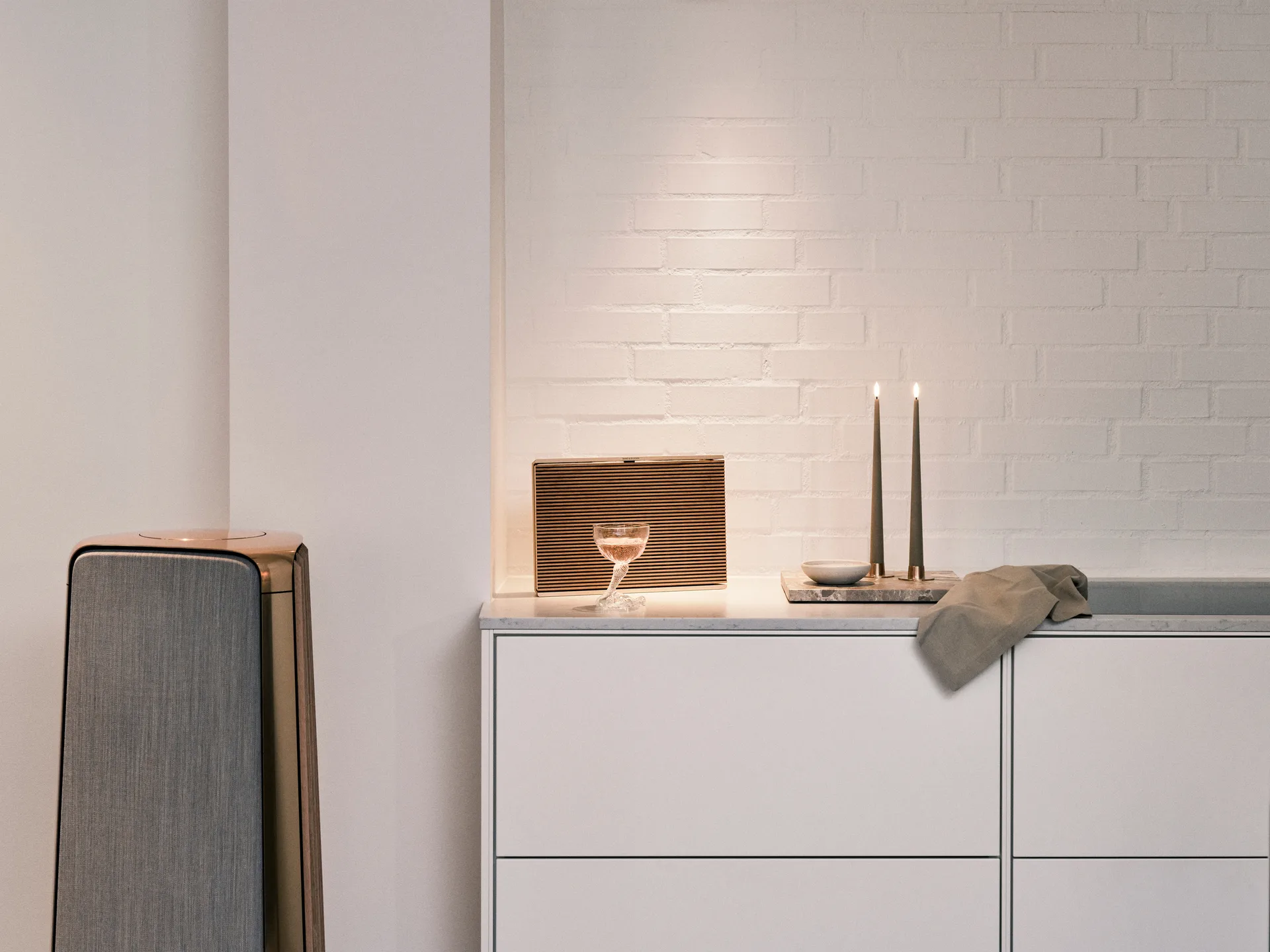 ester & erik kruunukynttilä LED 2 kpl, 18 Nougat note , 30 cm ester & erik