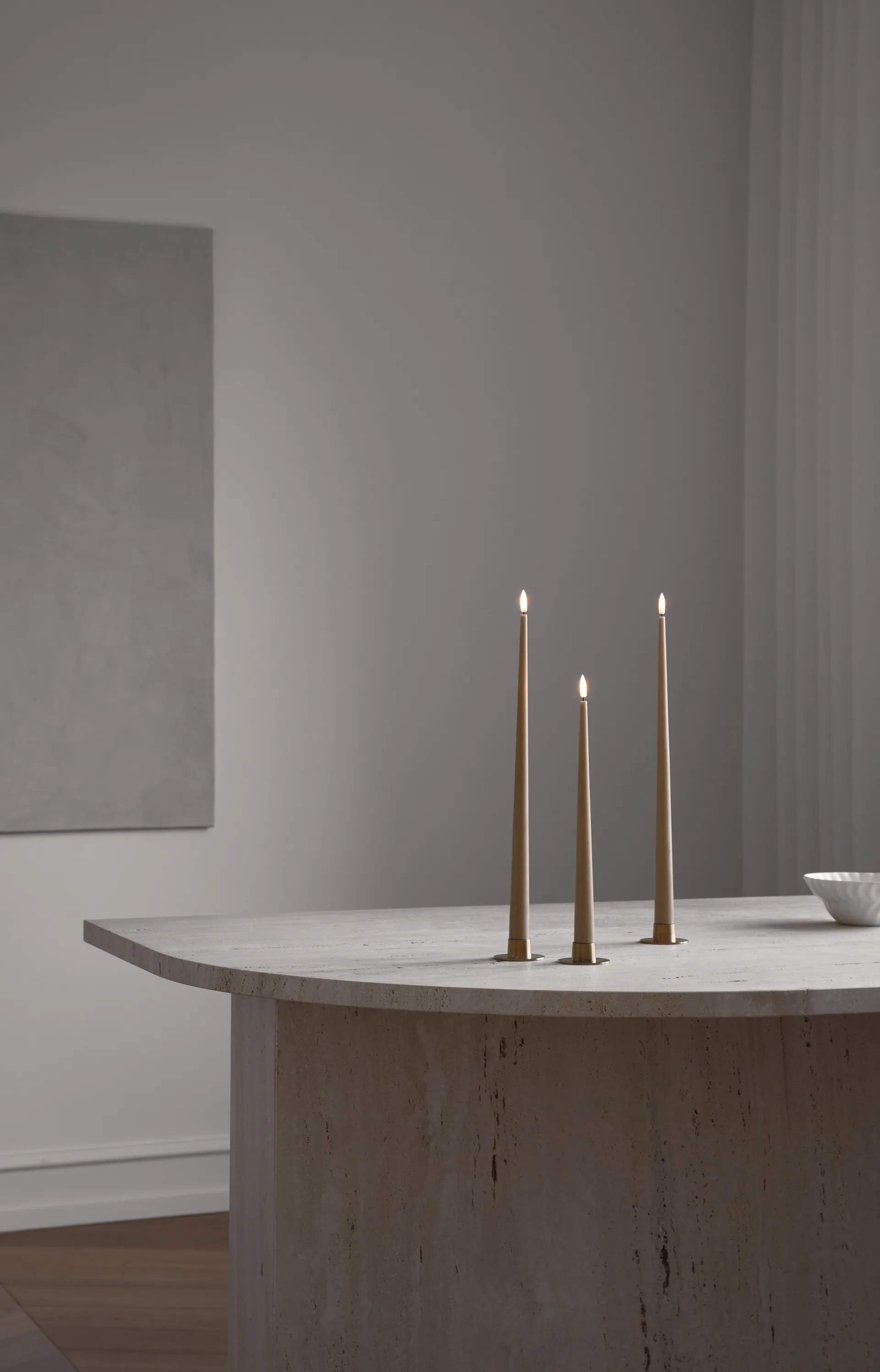 ester & erik kruunukynttilä LED 2 kpl, 20 Rosy caramel , 30 cm ester & erik