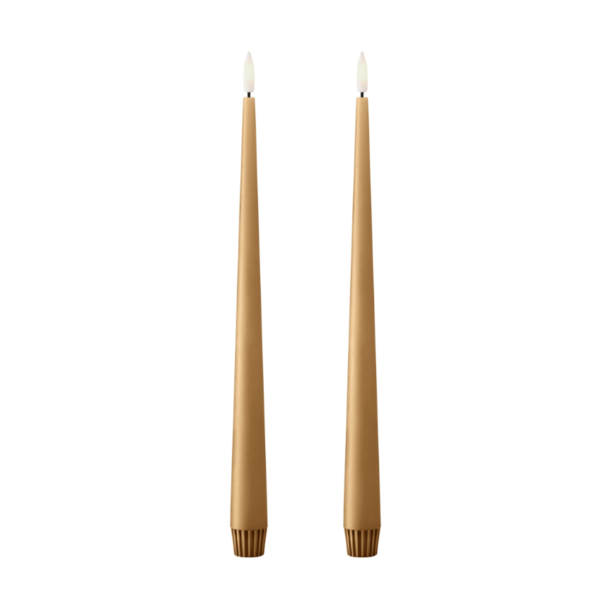 ester & erik kruunukynttilä LED 2 kpl 27 Almond butter , 30 cm