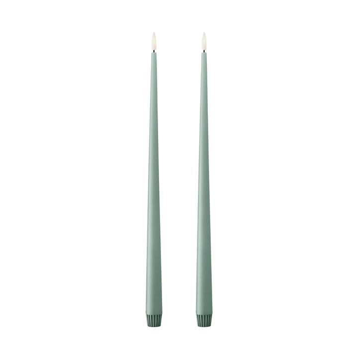 ester & erik kruunukynttilä LED 2 kpl - 67 Jade stone, 40 cm - Ester & erik