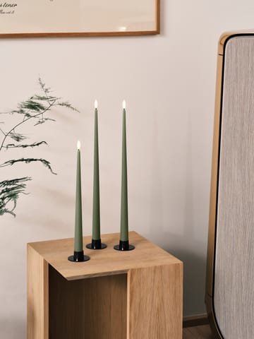 ester & erik kruunukynttilä LED 2 kpl - 70 Green Soil , 30 cm - ester & erik