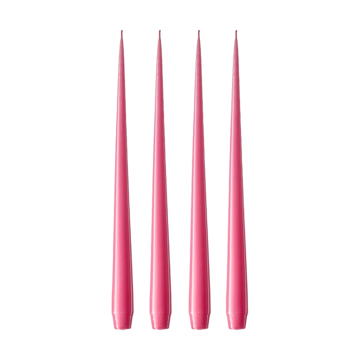 ester & erik -kynttilä 32 cm, 4-pakkaus lakattu - Clear pink 41 - ester & erik
