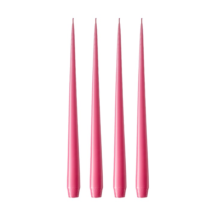 ester & erik -kynttilä, 4-pakkaus lakattu - Clear pink 41, 32 cm - Ester & erik