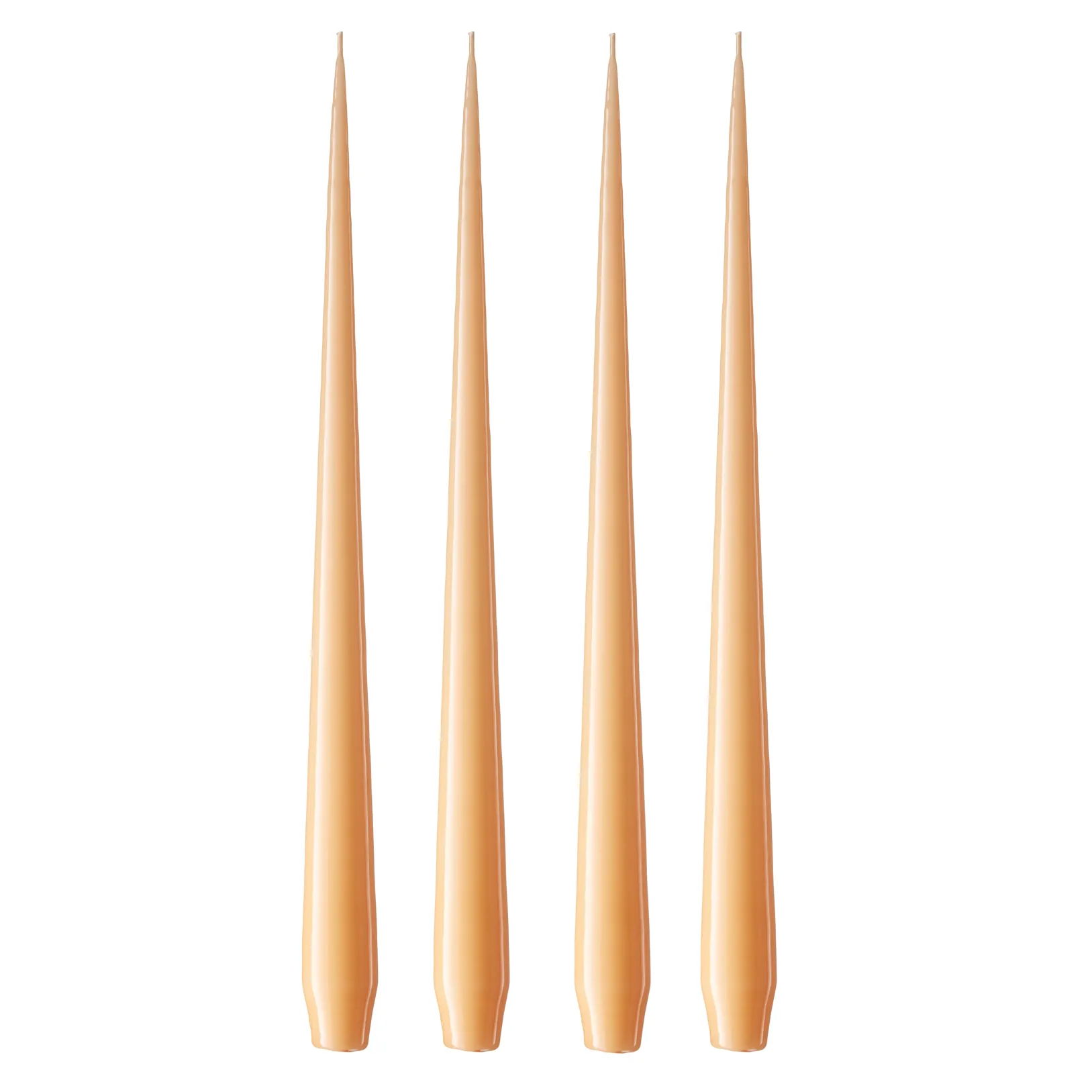 ester & erik -kynttilä, 4-pakkaus lakattu, dark Melon sorbet 19/2-0, 32 cm ester & erik