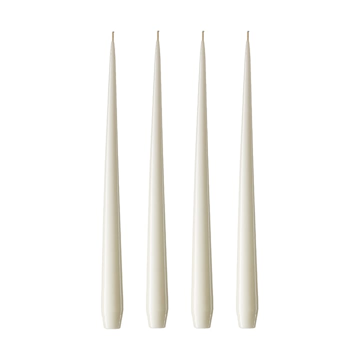 ester & erik -kynttilä, 4-pakkaus lakattu - ivory, 42 cm - Ester & erik