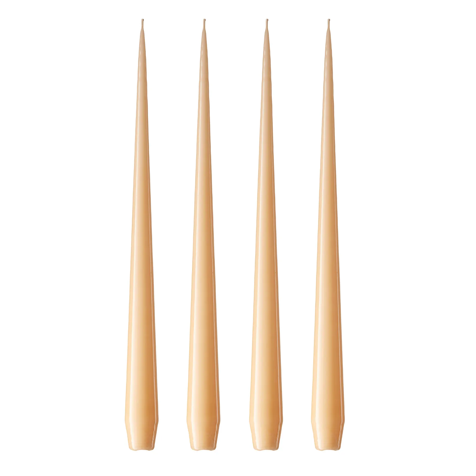 ester & erik -kynttilä, 4-pakkaus lakattu, Melon sorbet 19-0, 42 cm ester & erik