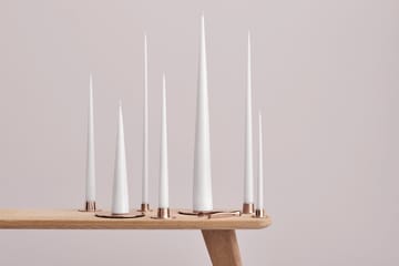 ester & erik -kynttilä, 4-pakkaus lakattu - pure white, 32 cm - ester & erik