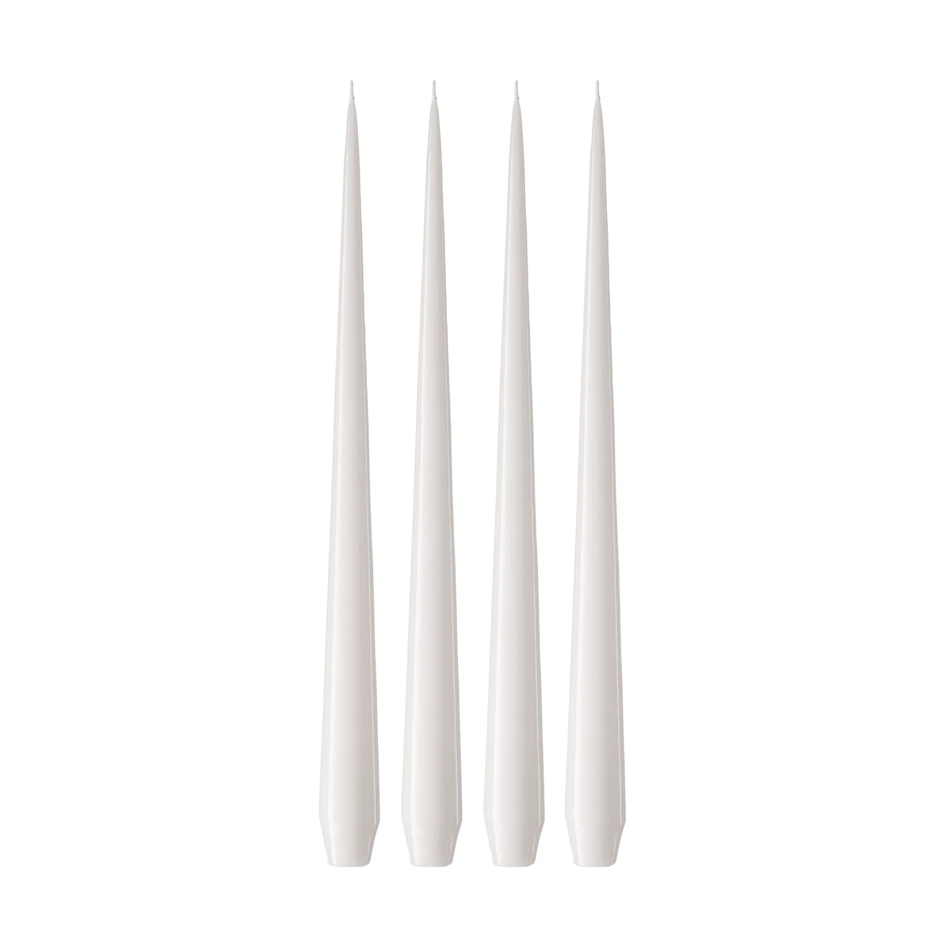ester & erik -kynttilä, 4-pakkaus lakattu, White ash 21, 42 cm ester & erik