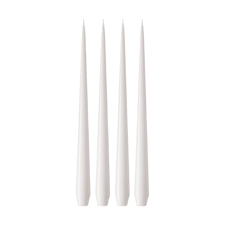 ester & erik -kynttilä, 4-pakkaus lakattu - White ash 21, 42 cm - Ester & erik
