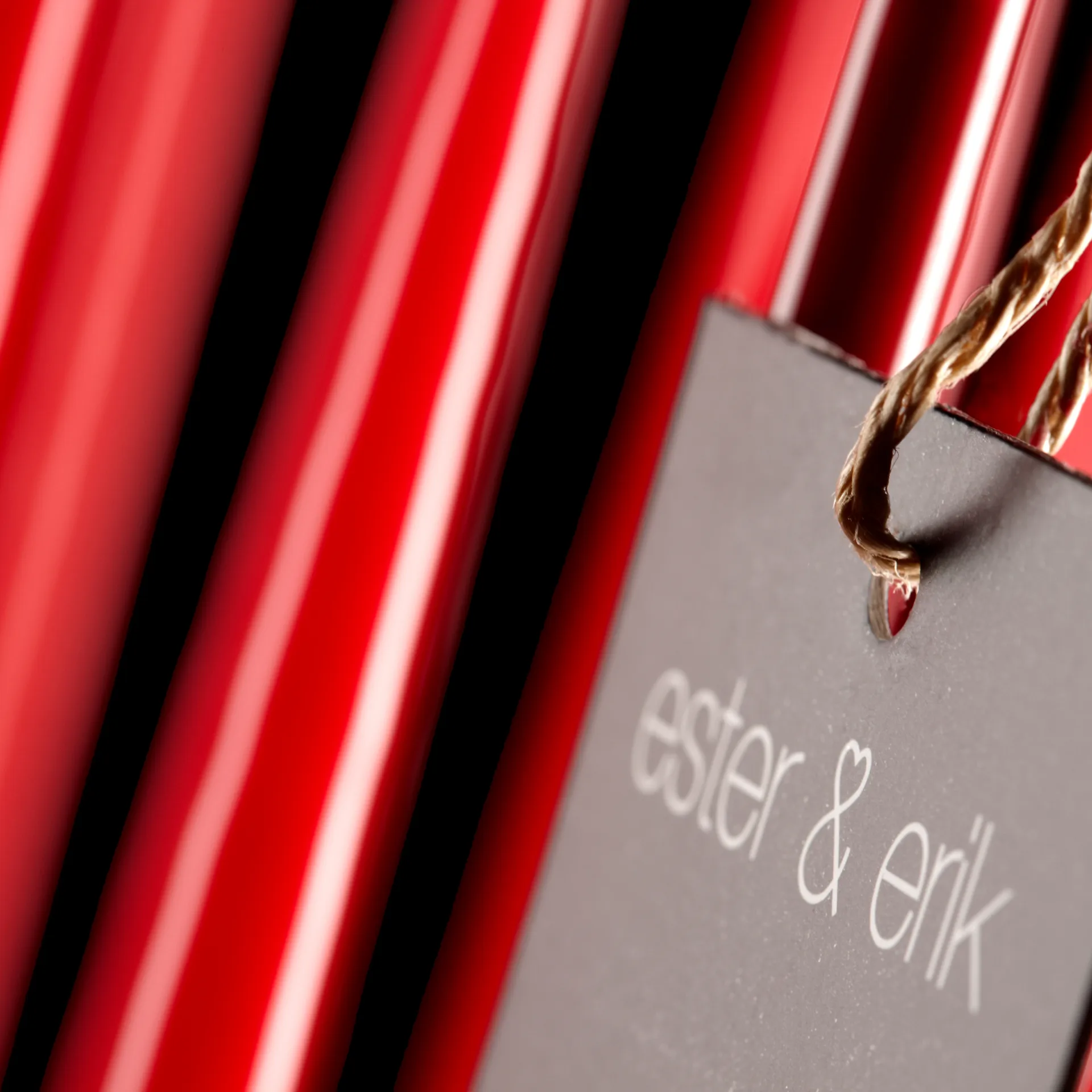 ester & erik -kynttilä, 4-pakkaus lakattu, winter berry, 32 cm ester & erik