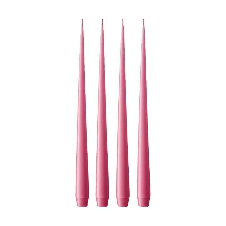 ester & erik -kynttilä, 4-pakkaus matta - Clear pink 41, 42 cm - Ester & erik