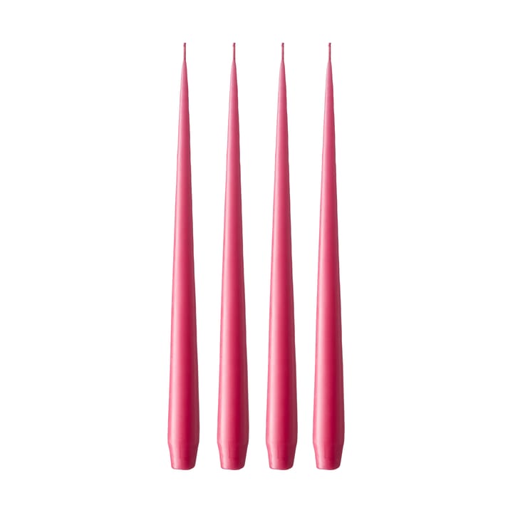 ester & erik -kynttilä, 4-pakkaus matta - Deep pink 41/2, 32 cm - Ester & erik