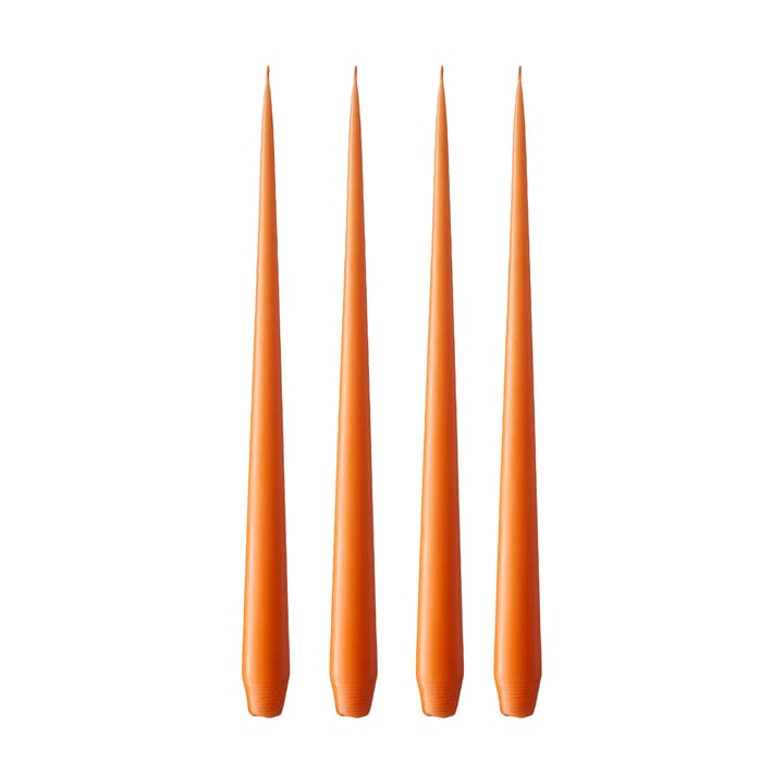 ester & erik -kynttilä, 4-pakkaus matta - Mild orange 16, 32 cm - Ester & erik