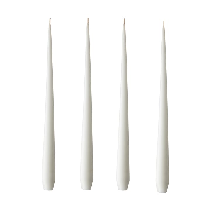 ester & erik -kynttilä, 4-pakkaus matta - pure white, 32 cm - Ester & erik