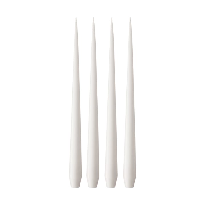 ester & erik -kynttilä, 4-pakkaus matta - White ash 21, 32 cm - Ester & erik