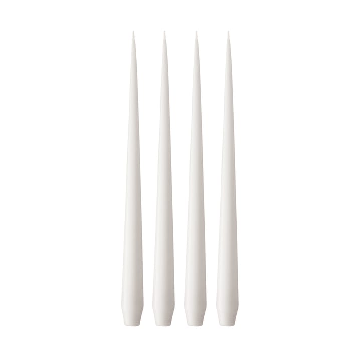 ester & erik -kynttilä, 4-pakkaus matta - White ash 21, 42 cm - Ester & erik