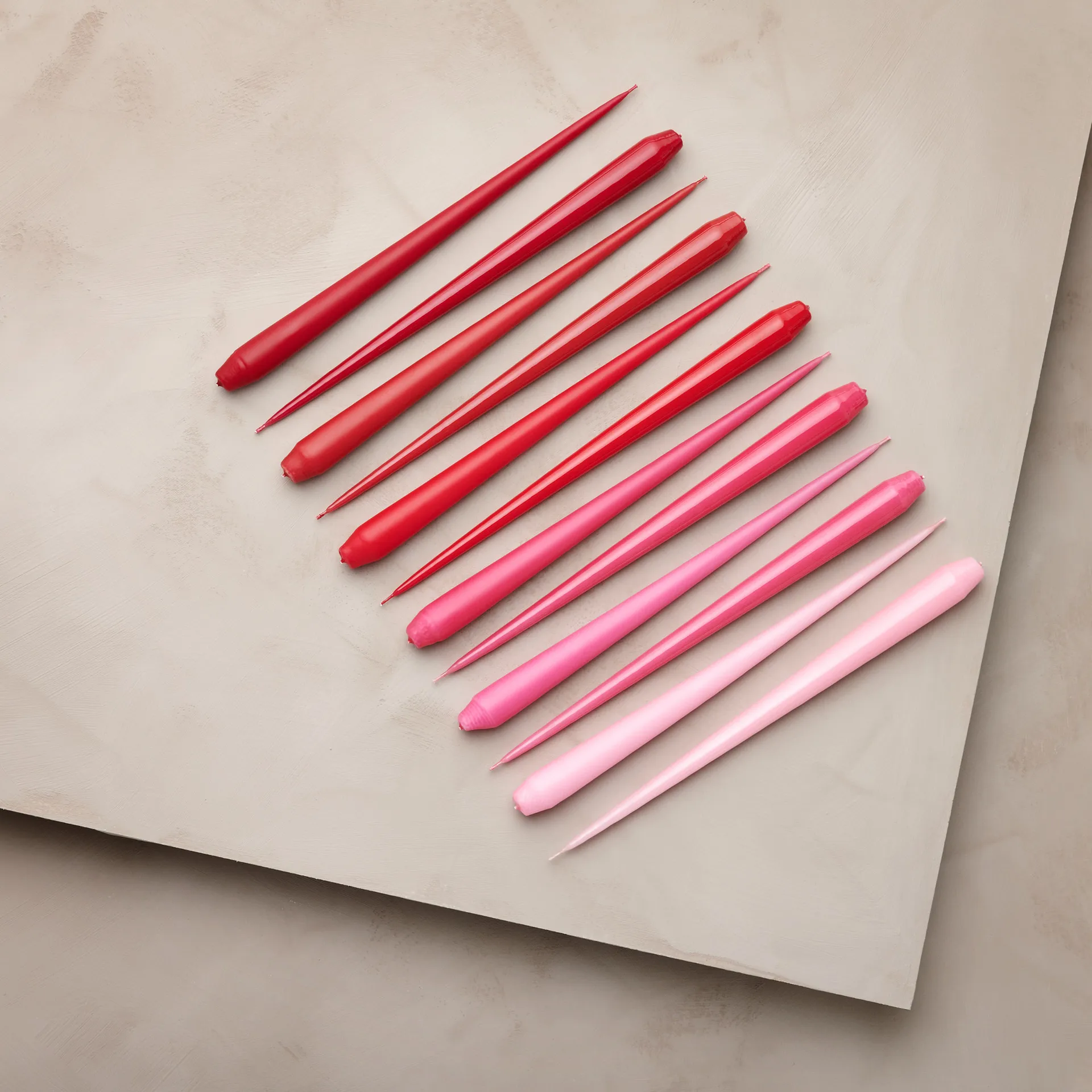 ester & erik -kynttilä, 4-pakkaus matta, winter berry, 32 cm ester & erik