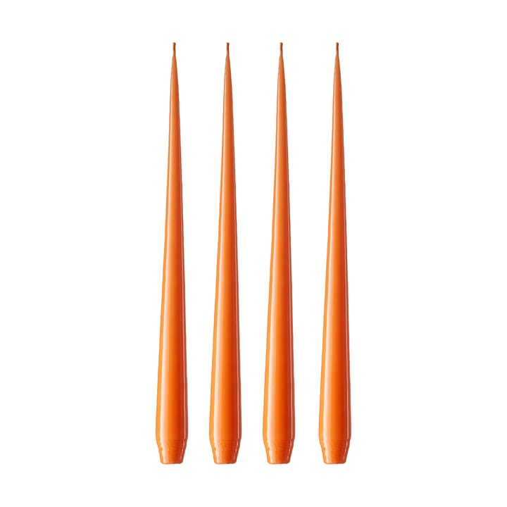 ester & erik -kynttilä 42 cm, 4-pakkaus lakattu - Mild orange 16 - ester & erik