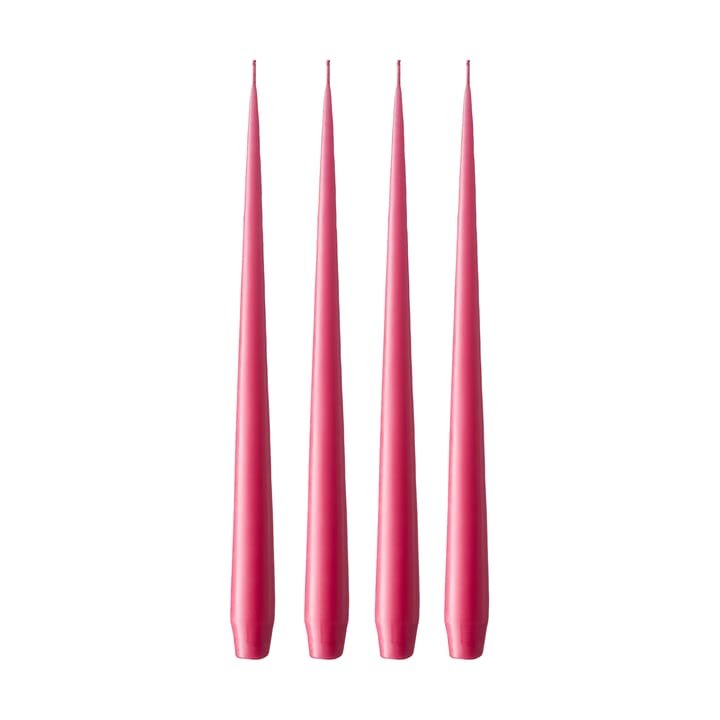 ester & erik -kynttilä 42 cm, 4-pakkaus matta - Deep pink 41/2 - ester & erik