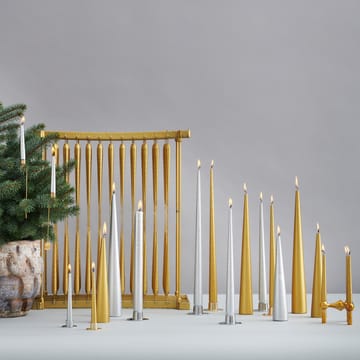 ester & erik kynttilä 42 cm, 4-pakkaus metallic - Gold - ester & erik
