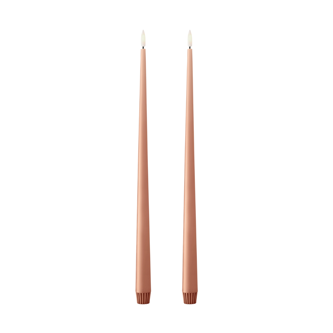 ester & erik LED-kruunukynttilä 40 cm 2-pakkaus 20 Rosy caramel