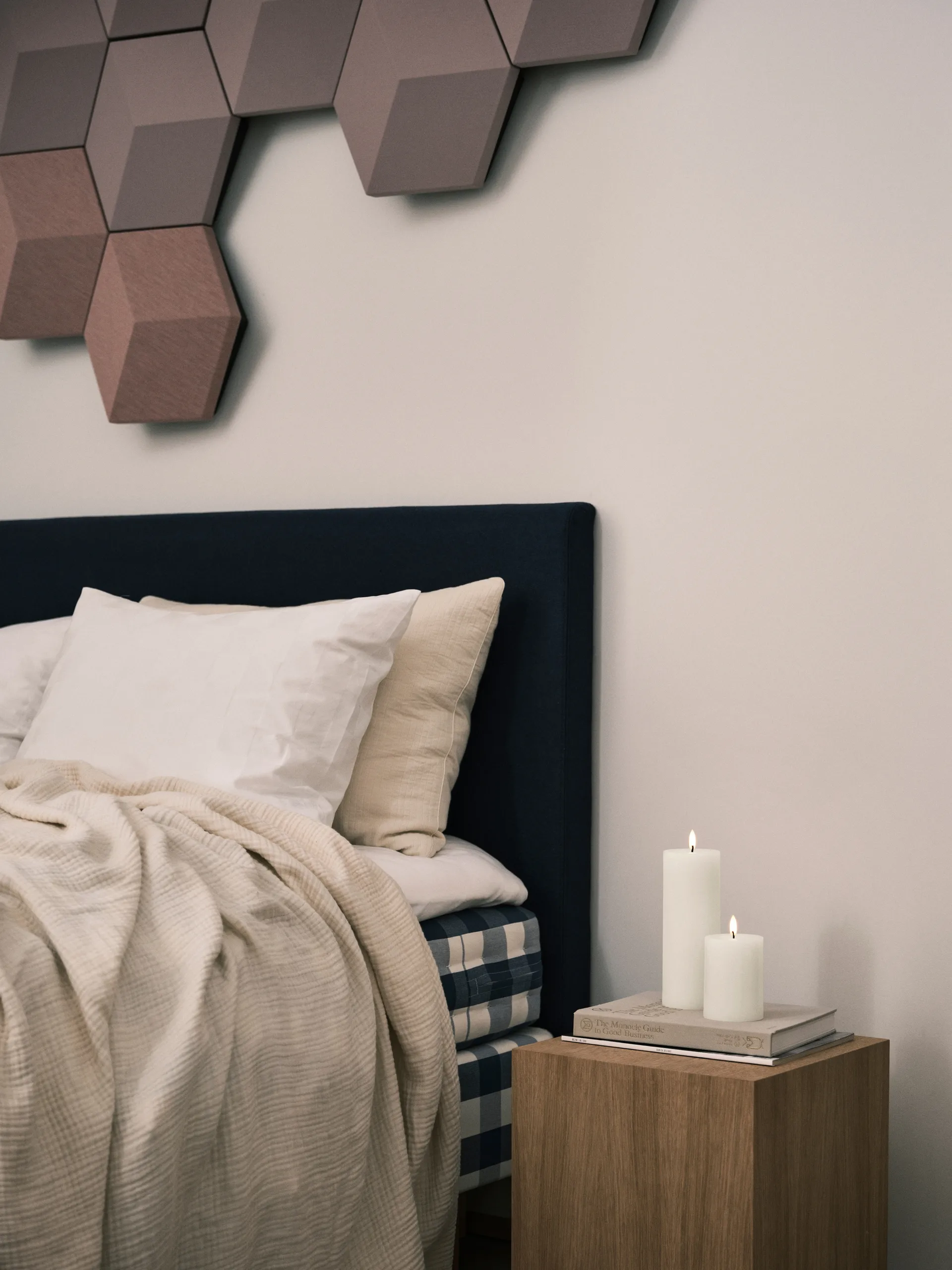 ester & erik LED-pöytäkynttilä, 06 Ivory, 20 cm ester & erik