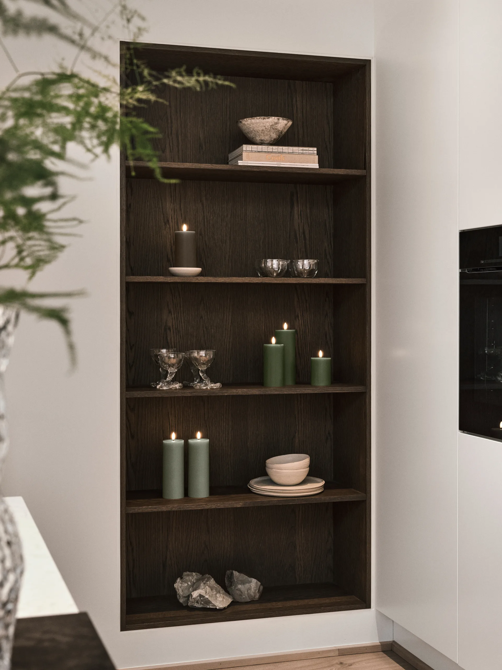 ester & erik LED-pöytäkynttilä, 77 Caviar, 15 cm ester & erik