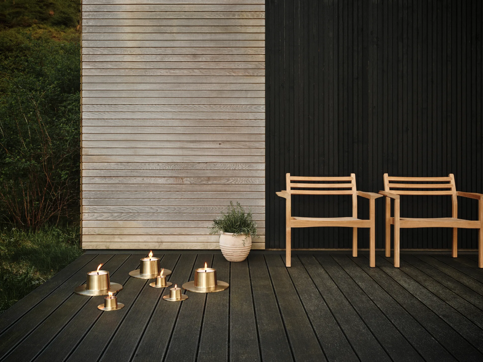 ester & erik ulkolyhty small Ø16 cm, Gold ester & erik