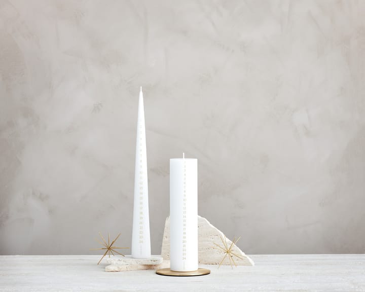 Ester & Erikin kynttiläkalenteri, 25 cm, 31 pure white ester & erik