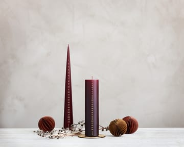 Ester & Erikin kynttiläkalenteri, 25 cm - 44/2 deep wine - ester & erik