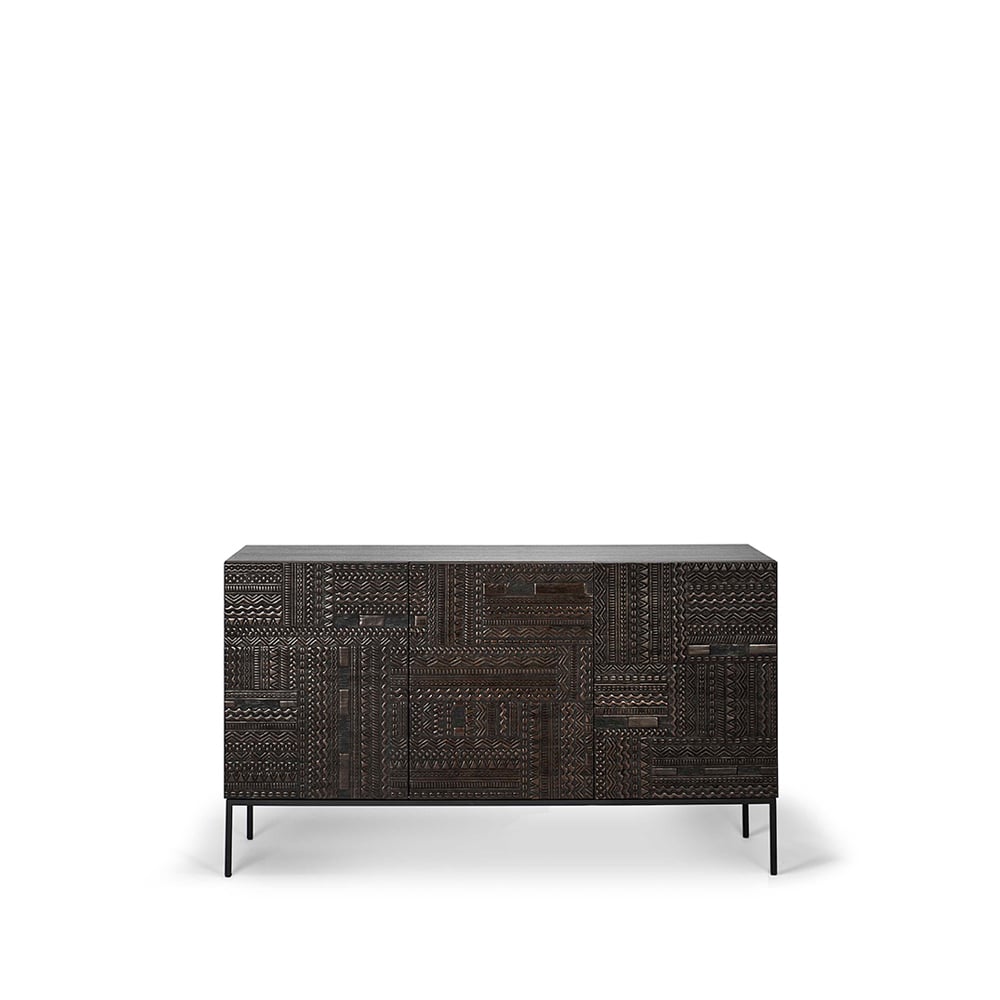 Ethnicraft Ancestors Tabwa sideboard Tiikki 3 ovea | Skandinaavinen Sisustus | Senkit & Sivupöydät | Ruskea
