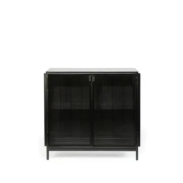 Anders sideboard - Musta 2 lasiovea metalli - Ethnicraft