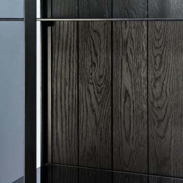 Anders sideboard - Musta 2 lasiovea metalli - Ethnicraft