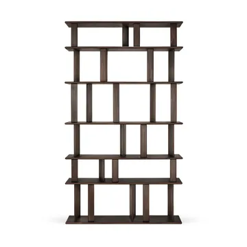 Block kirjahylly - Espresso matta mahonki, 120×207 cm - Ethnicraft