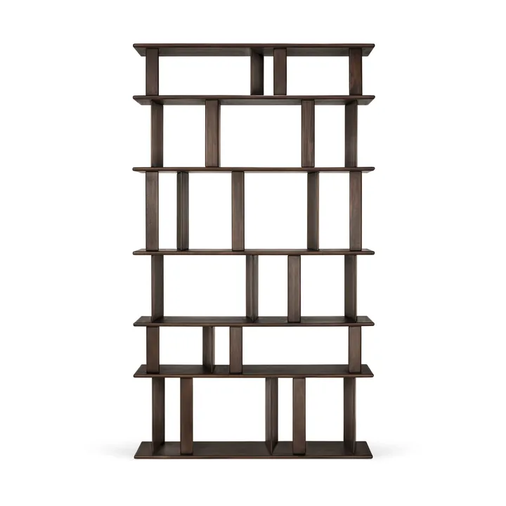 Block kirjahylly - Espresso matta mahonki, 120×207 cm - Ethnicraft