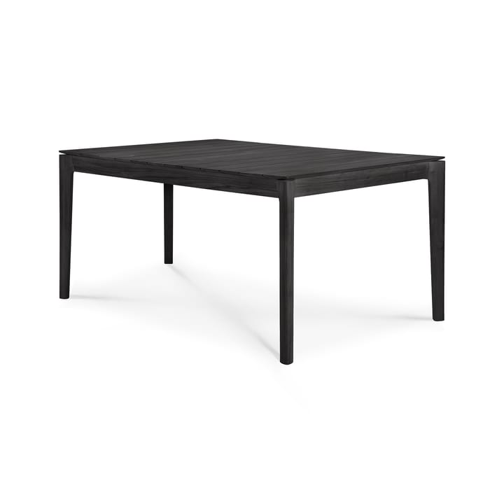 Bok outdoor -ruokapöytä mustaksi petsattu tiikki - 162 x 80 cm - Ethnicraft