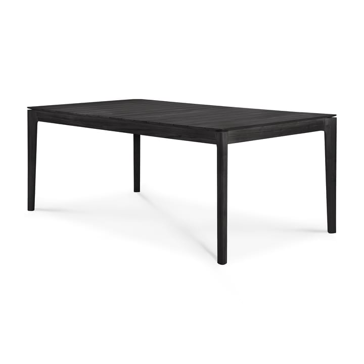 Bok outdoor -ruokapöytä mustaksi petsattu tiikki, 200 x 100 cm Ethnicraft