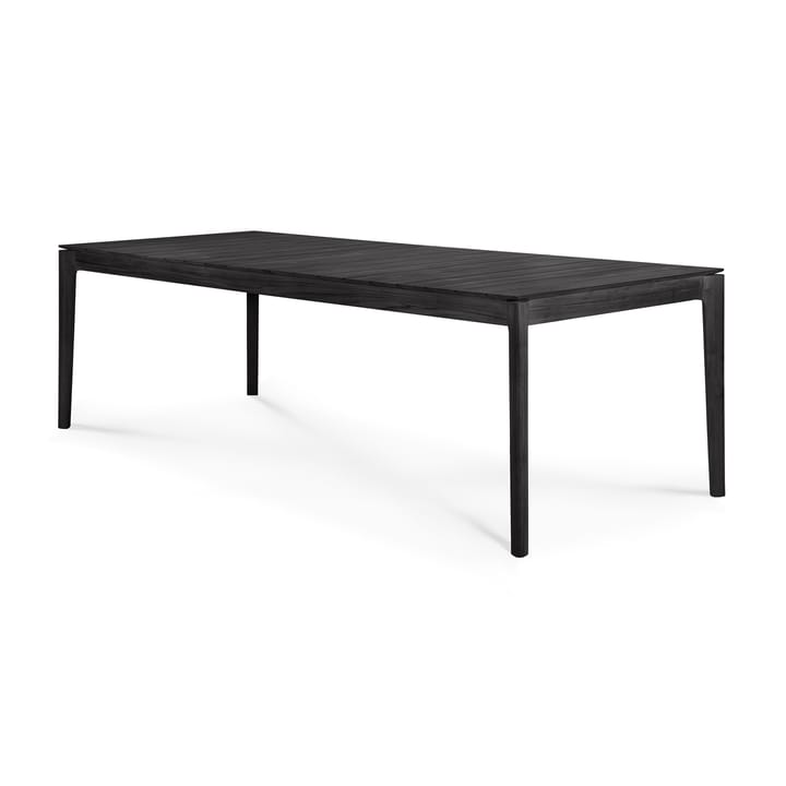 Bok outdoor -ruokapöytä mustaksi petsattu tiikki, 250 x 100 cm Ethnicraft
