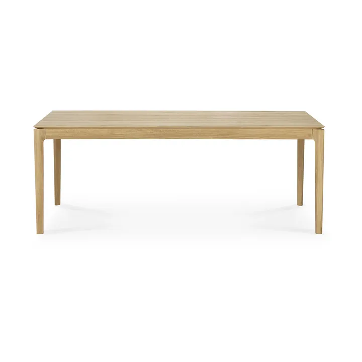Bok ruokapöytä 200/300x100x76 cm - Kovavahaöljytty tammi - Ethnicraft