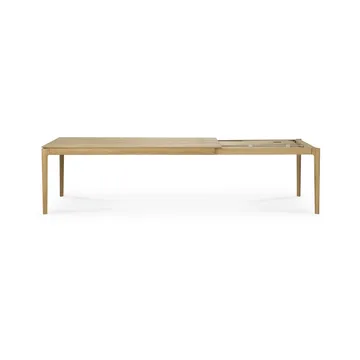 Bok ruokapöytä 200/300x100x76 cm - Kovavahaöljytty tammi - Ethnicraft