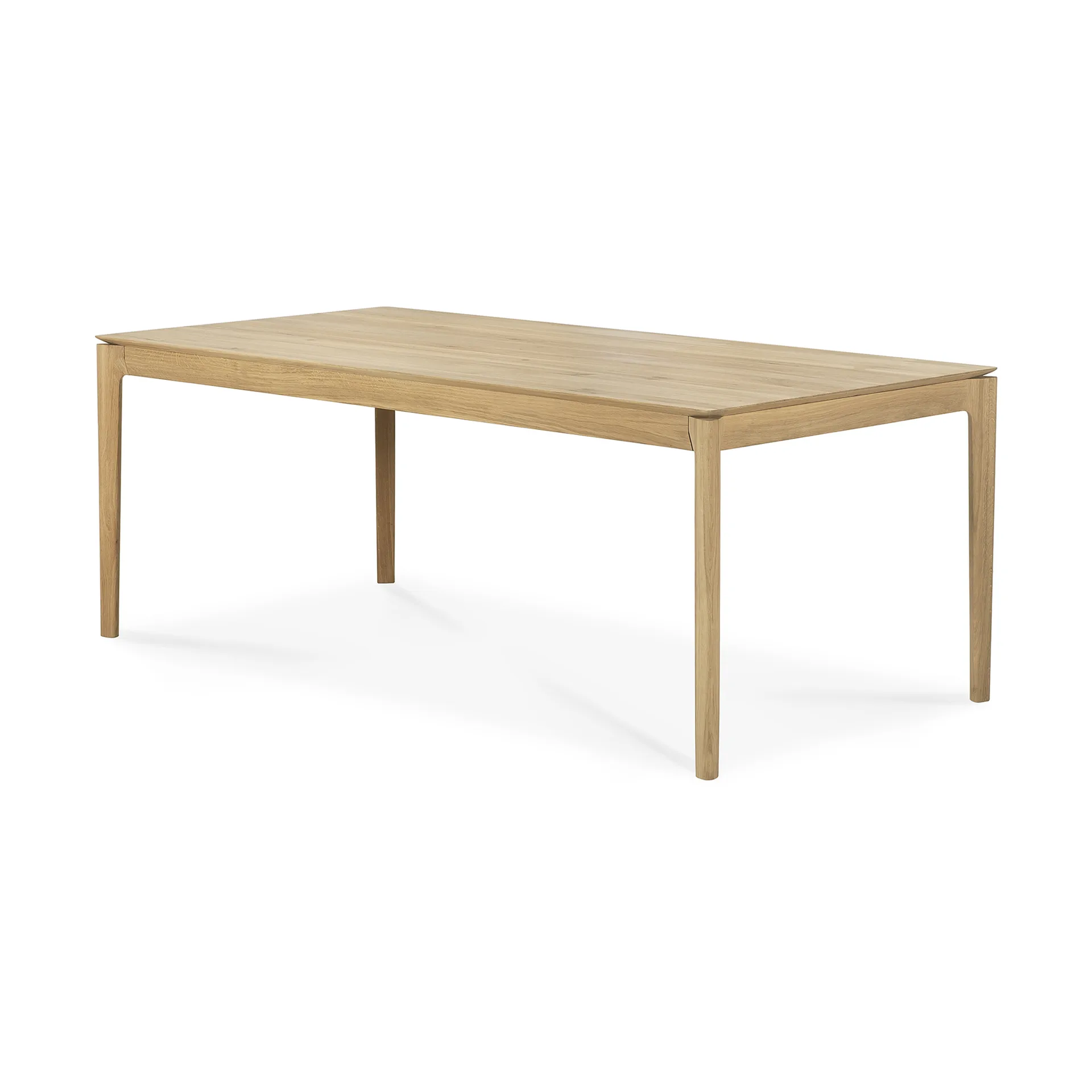 Bok ruokapöytä 200/300x100x76 cm, Kovavahaöljytty tammi Ethnicraft