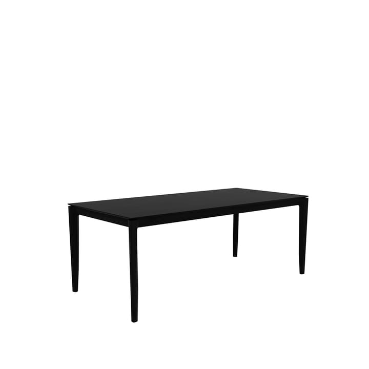 Bok ruokapöytä 200x95 cm, Mustaksi petsattu tammi  Ethnicraft