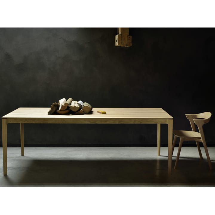 Bok ruokapöytä 220x95 cm, Hardwax oiled oak Ethnicraft